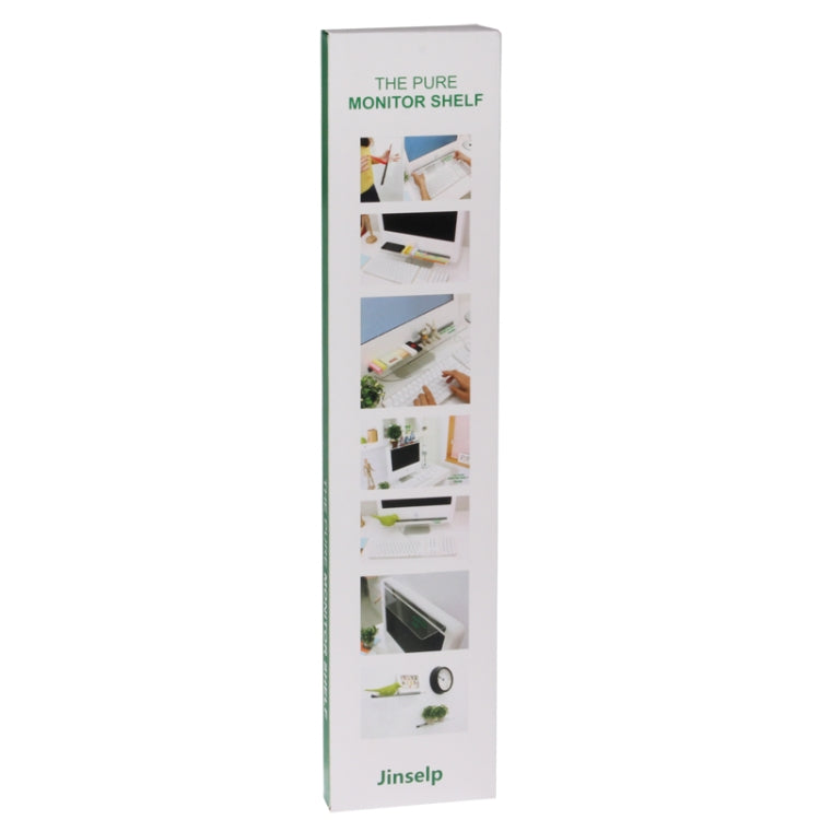 Computer Screen Monitor Shelf / Display Transparent Storage Rack(Transparent)