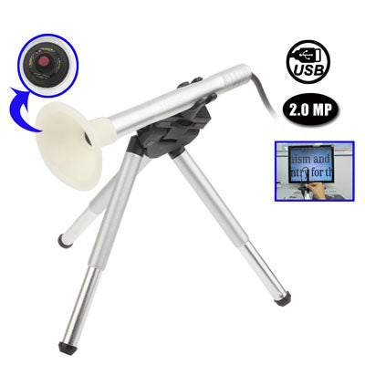 2.0 Mega Pixels 200X USB 2.0 Digital Microscope Borescope with 4 LED & Tripod (B005)