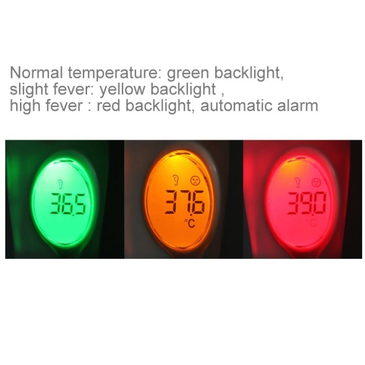 8 in 1 Heat Indicator Baby Adult Ear Forehead Ambient Temperature Meter IR Infrared Digital LCD Multifunctional Thermometer(Blue)