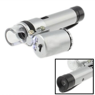 60X Digital Microscope with 3 LED Lighting and Counterfeit Detect Function