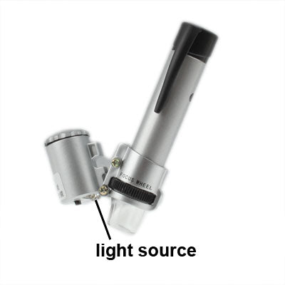 60X Digital Microscope with 3 LED Lighting and Counterfeit Detect Function