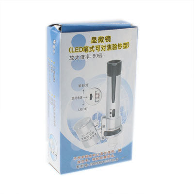 60X Digital Microscope with 3 LED Lighting and Counterfeit Detect Function