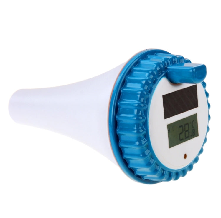 Wireless Indoor and Outdoor Solar Power Pool Thermometer with Alarm & Clock & Date
