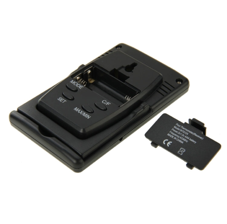 Wireless Indoor and Outdoor Solar Power Pool Thermometer with Alarm & Clock & Date