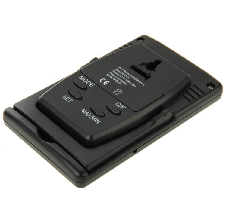 Wireless Indoor and Outdoor Solar Power Pool Thermometer with Alarm & Clock & Date