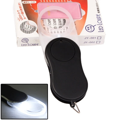 Foldable 3.5X Magnifier Keychain with LED Light