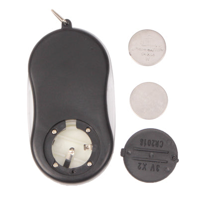Foldable 3.5X Magnifier Keychain with LED Light