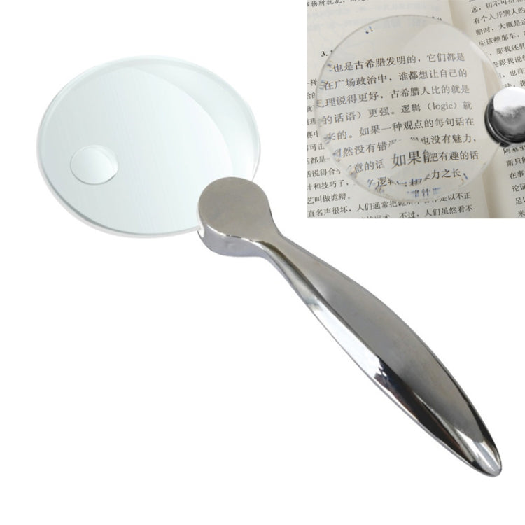 Handy Rimless 2.5X / 5X Magnifier(Silver)