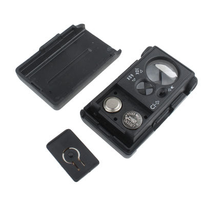 Multipurpose Pull Out 30X / 60X Jewelry Identifying Magnifier with 2 LED Lights(Black)