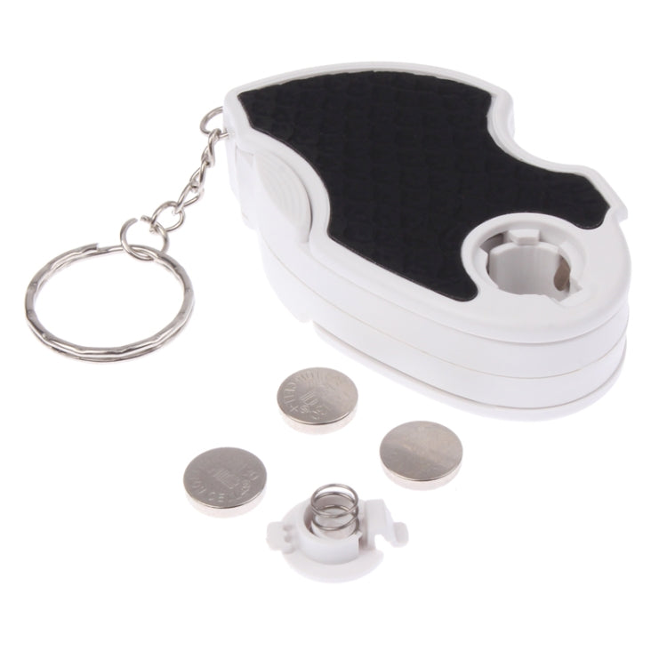 45X LED-UV Movable Handle Jewelry Appraisal Magnifier(Black)