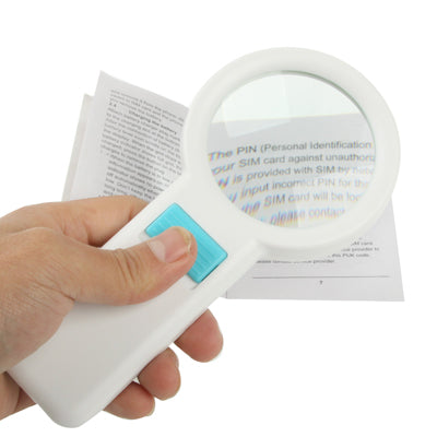 3X Zoom Magnifier Glass with 10 LED Light, Lens Effective Diameter: 67mm