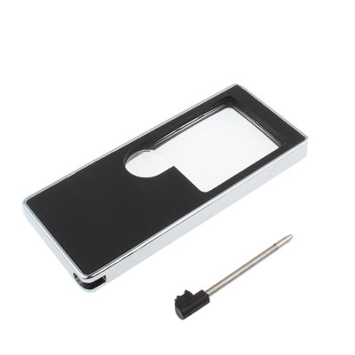 Multifunctional Card Design 4-LED 3X  & 10X Magnifier with Money detector & Mini Pen