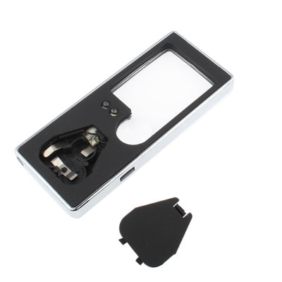 Multifunctional Card Design 4-LED 3X  & 10X Magnifier with Money detector & Mini Pen