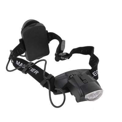 2 LEDs Headband Illuminating Dual Lens Magnifier with 5 Replacement Lenses