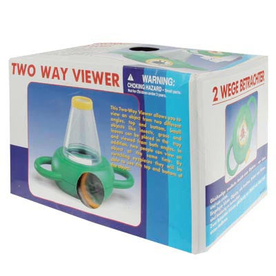 Fun Three Times Insect Observation Mirror/Observation Box (Green)