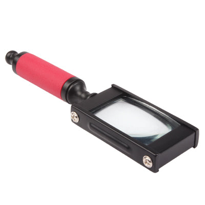 3X Handheld & Hands Free Metal Frame Magnifier (Size: 155x38x17mm)