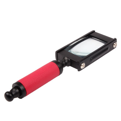 5X Handheld & Hands Free Metal Frame Magnifier (Size: 140x35x17mm)