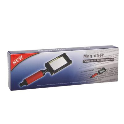 5X Handheld & Hands Free Metal Frame Magnifier (Size: 140x35x17mm)