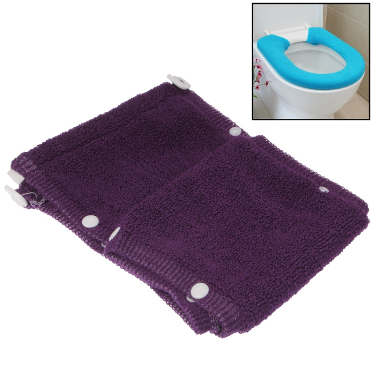 General Thicken Button Type Toilet Cushion Circle of Toilet Seat Cover