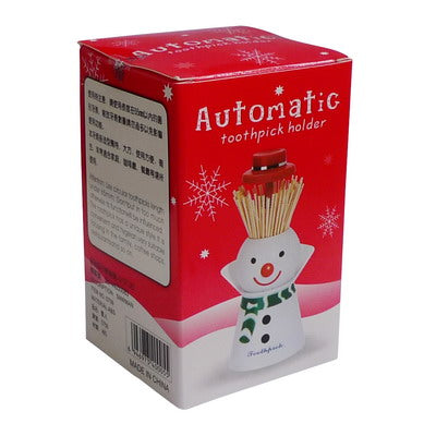 Snowman Style Automatic Toothpick Holder