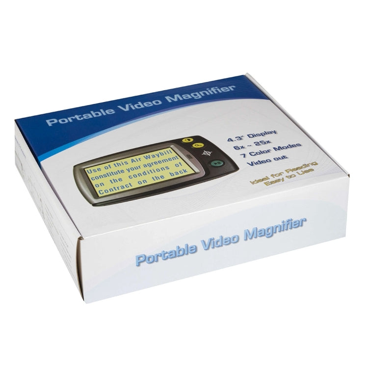 UM032 6X-25X 4.3 inch LCD Screen Portable Video Magnifier