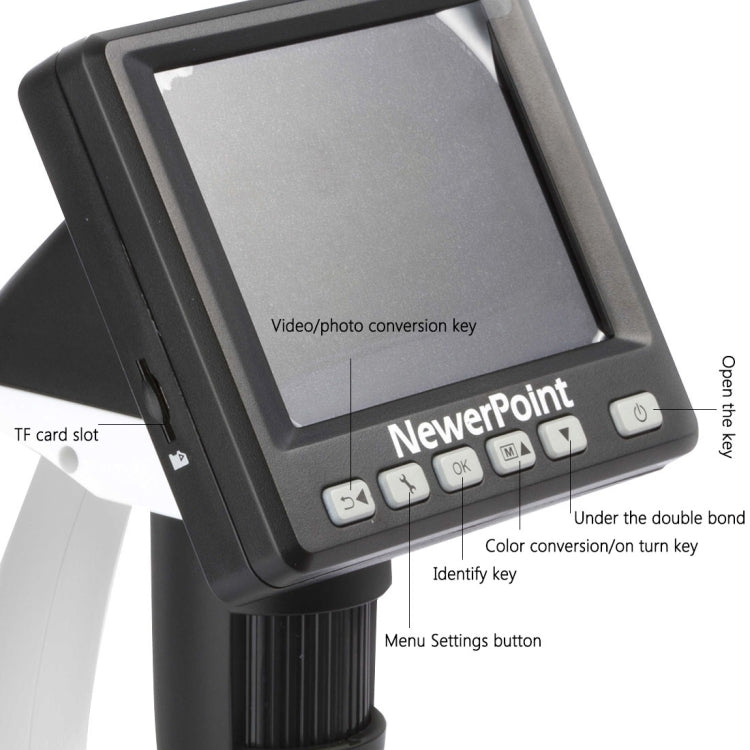 UM038A 300X 5 Mega Pixels 3.5 inch LCD Standalone Digital Microscope with 8 LEDs