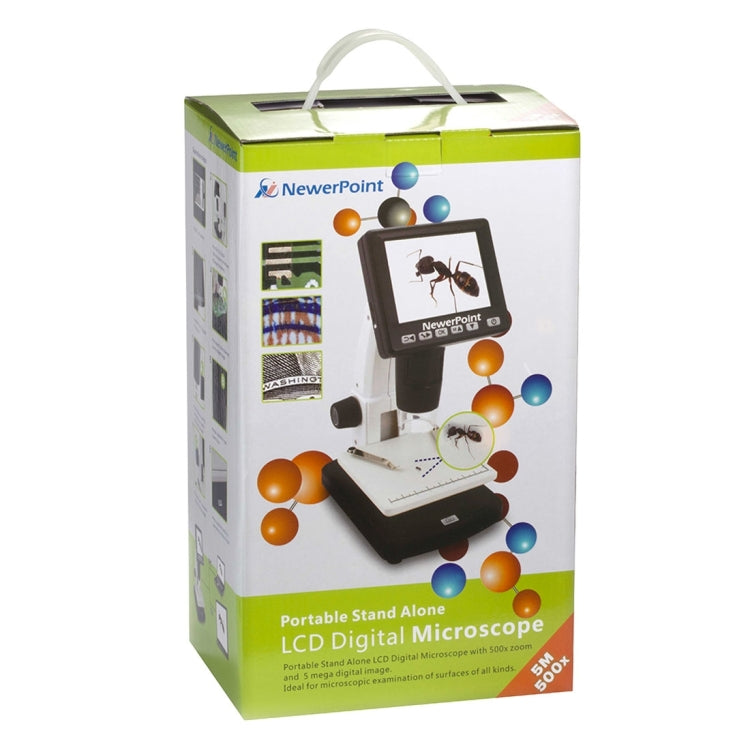 UM038A 300X 5 Mega Pixels 3.5 inch LCD Standalone Digital Microscope with 8 LEDs