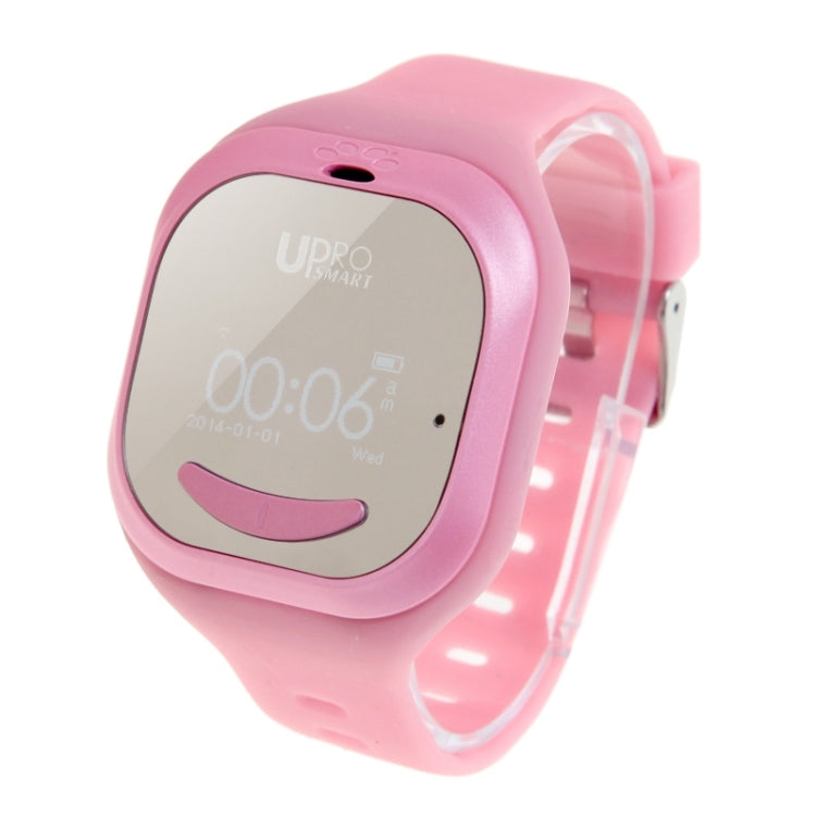 UPro P5 Children Smart Watch Phone, Bluetooth, GPS, Phone Base, WiFi, G-Sensor, LBS,  Compatible with iOS & Android Phone, Network: 2G(Pink)