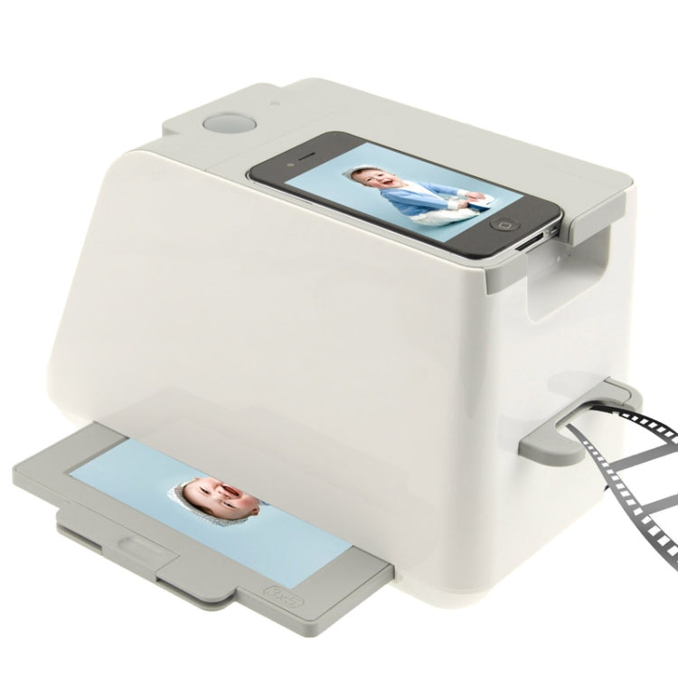 iPhotojet Smartphone Photo and Negative Scanner for iPhone 5 / iPhone 4 & 4S / Galaxy S II / Galaxy SIII(White)