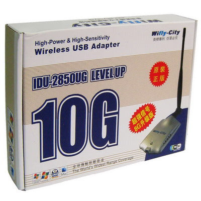 10G High Power & High Sensitivity Wireless USB Adapter, Support network decoder