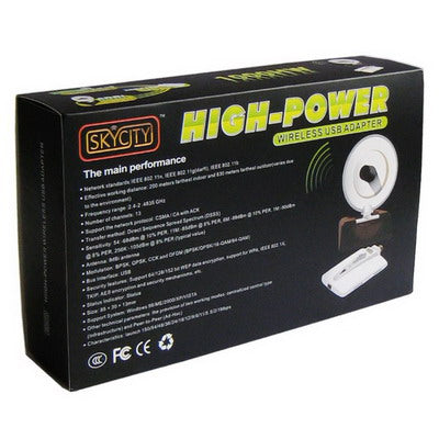 1000HW High-Power Wireless USB Adapter with Detachable Antenna