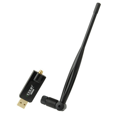 EDUP EP-MS8521 300Mbps High Definition TV Wireless 802.11N USB Network Card Adapter(Black)