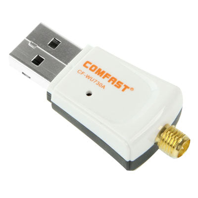 Comfast CF-WU730A 150Mbps Mini USB 802.11n/g/b Wireless WIFI Network Card LAN Adapter with Antenna(Black)