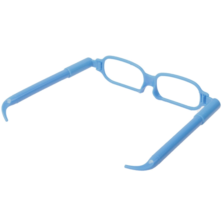 2-in-1 Eyeglasses Style Ballpoint Pen Study Tool Stationery (Random Color Delivery)