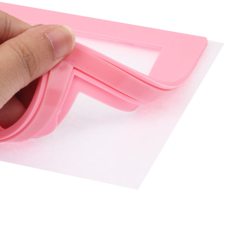 Amazing Adhesive Silicone Magic Photo Frame(Pink)