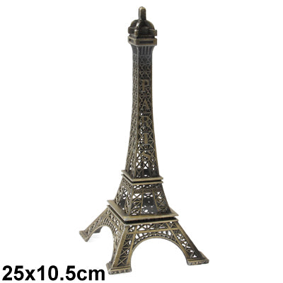 Paris Eiffel Tower Furnishing Articles Model Photography Props Creative Household Gift (Size:25 x 10.5cm )