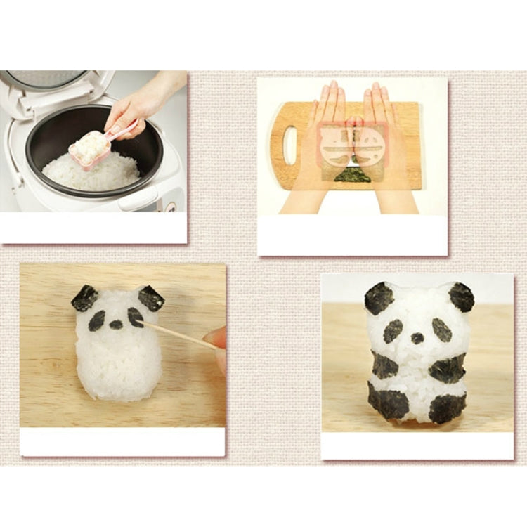 Lovely Panda Sushi Rice Mold Mould + Seaweed Cutter