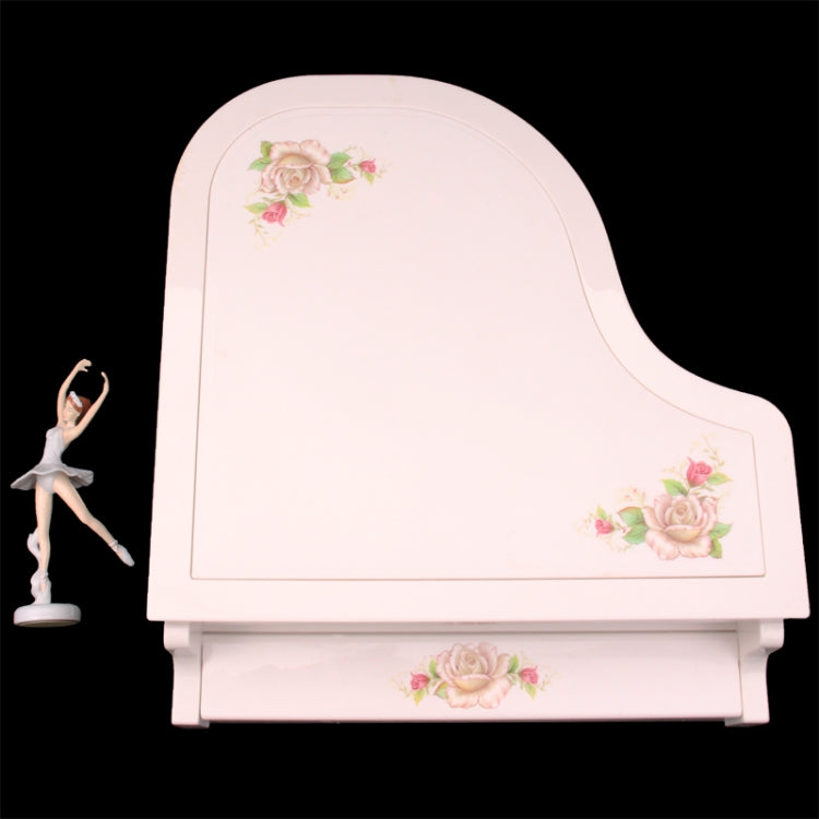 Romantic Piano Style Electric Music Box with Ballerina