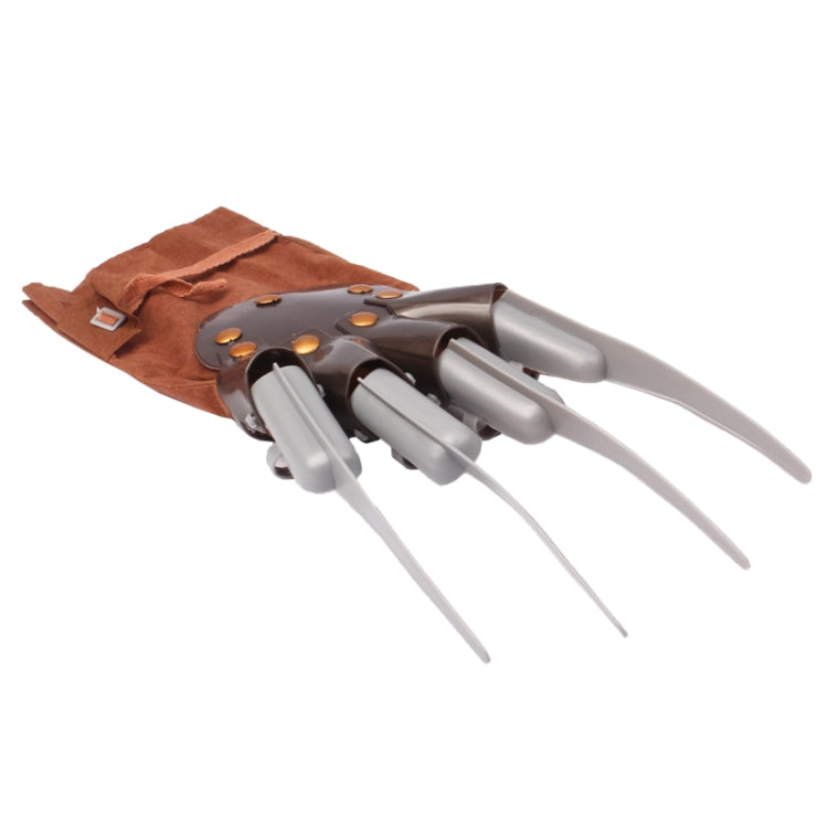 Party Supplies Halloween Products Plastic Glove(Brown)