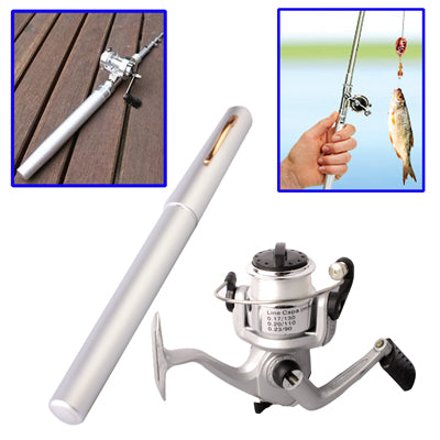 Fishing Rod Pen with Reel Pole