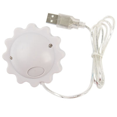 USB Mini Massage Ball, Product size: 7x7x4.3cm(Blue)