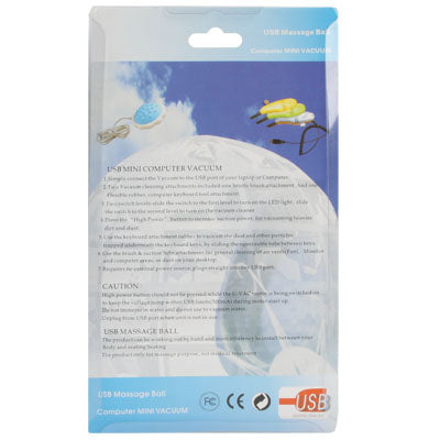USB Massage Ball, Product size: 8.4x8.4x4.3cm