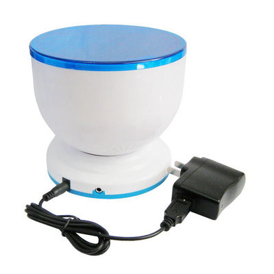 Daren Waves MINI-Wave Projection Lamp + Cute Speaker(Blue)