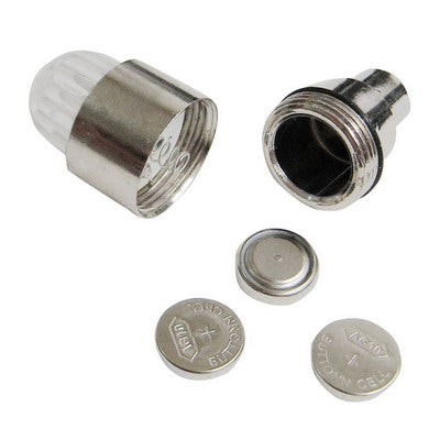 2 x Bike Car Tyre Valve Caps Neon Light Lamp Wheel LED (Change Color Light)
