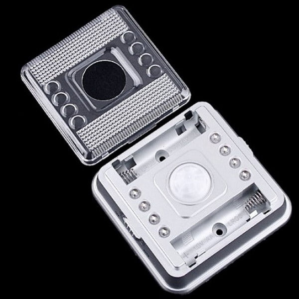 L0803SER 8 LED Light PIR Auto Sensor Motion Detector(White)