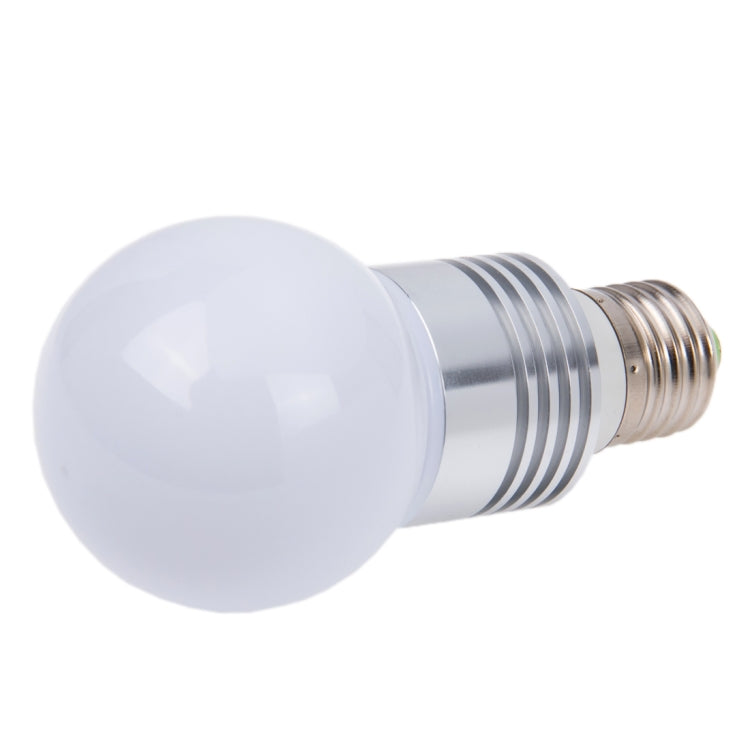E27 1W RGB LED Lamp, With Remote Controller, AC 220V