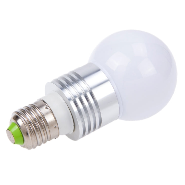 E27 1W RGB LED Lamp, With Remote Controller, AC 220V