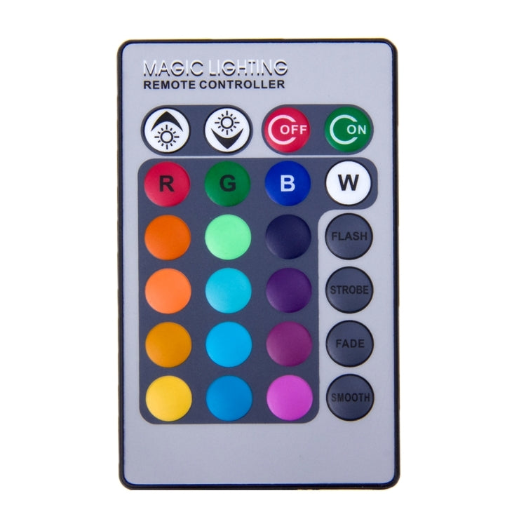 E27 1W RGB LED Lamp, With Remote Controller, AC 220V