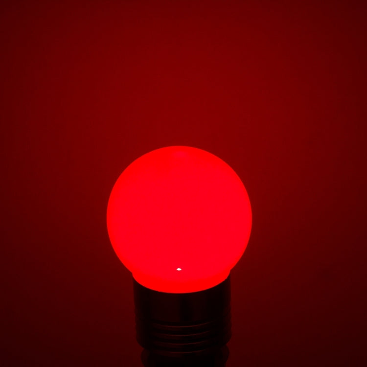 E27 1W RGB LED Lamp, With Remote Controller, AC 220V