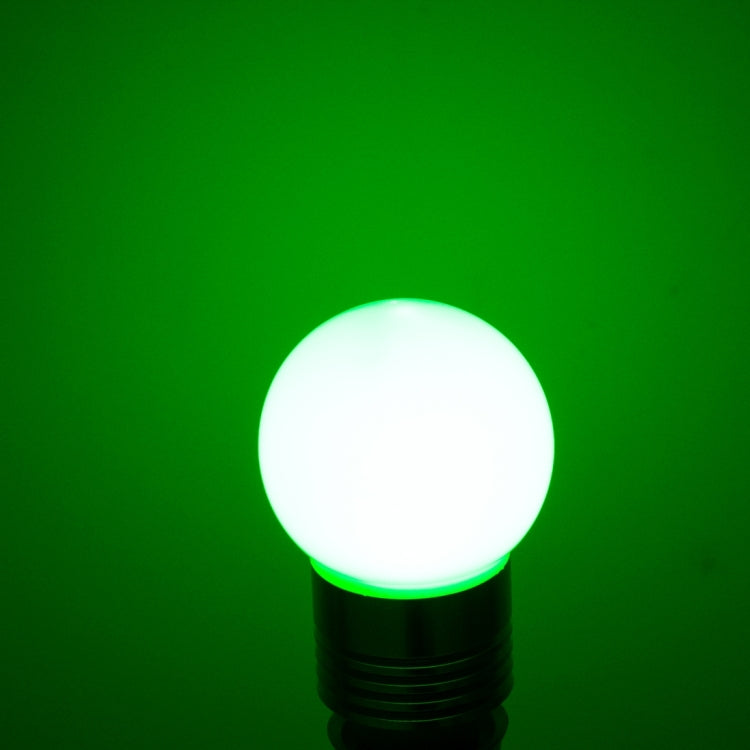 E27 1W RGB LED Lamp, With Remote Controller, AC 220V